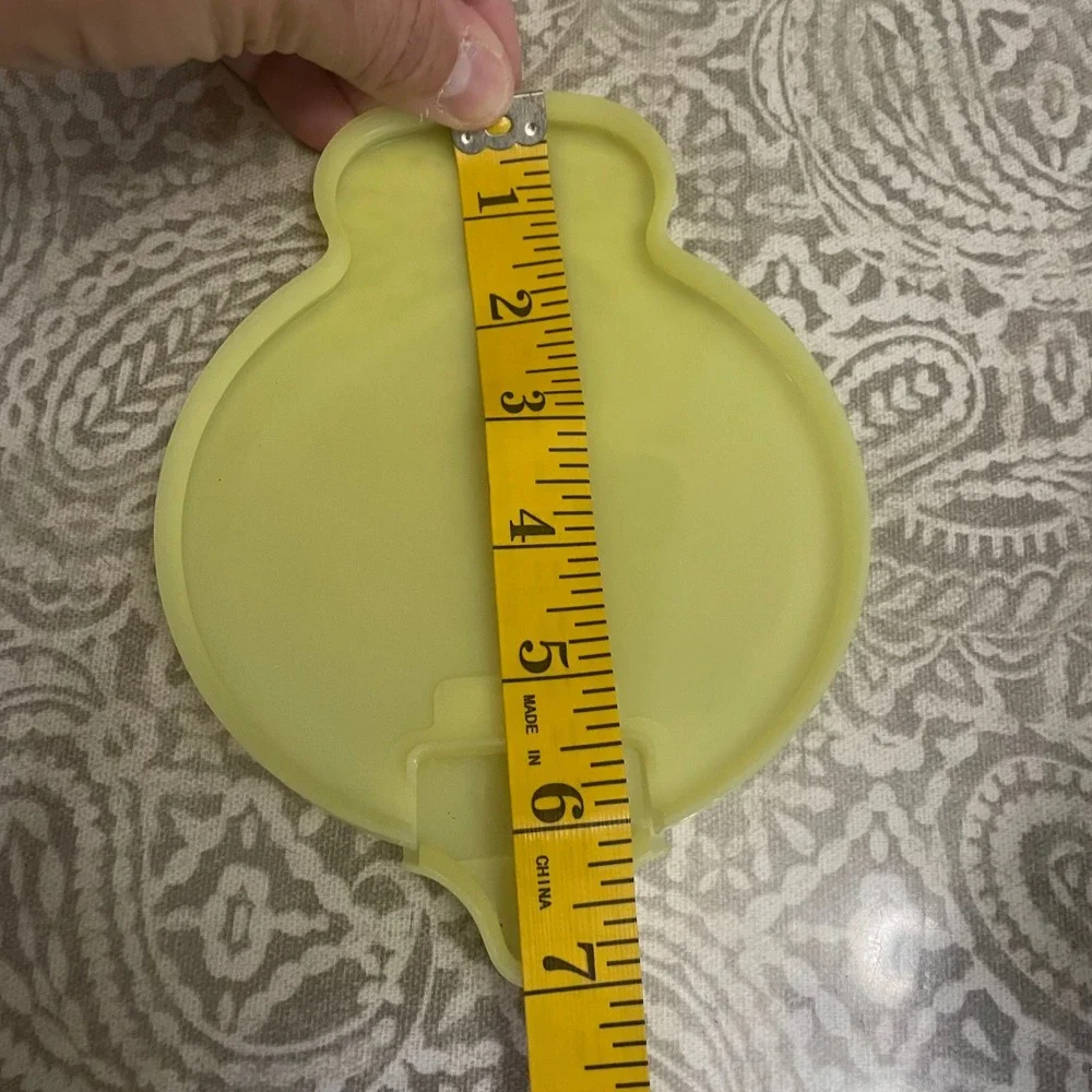 Vintage Tupperware Yellow sugar Replacement Lid 628-5 Flip Top Spout Cover